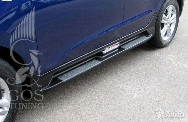Пороги подножки OEM на Hyundai IX35 / Tucson Пороги подножки OEM на Hyundai IX35 / Tucson
