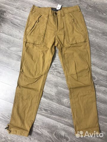 Abercrombie Fitch брюки Беж на затяжках