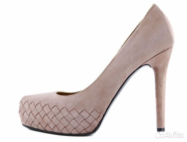 Bottega veneta пудрово-розовые туфли