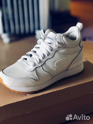 Кроссовки skechers, р.36 (6). Натуральная кожа