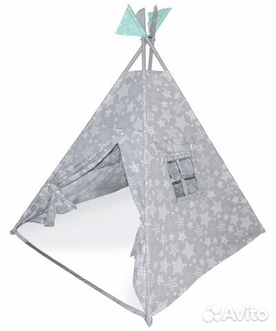 Вигвам Звезды большие цв. серый Лайт