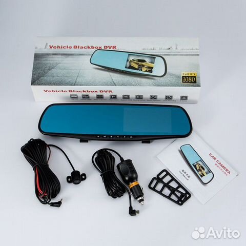 Зеркало видеорегистратор с камерой заднего вида