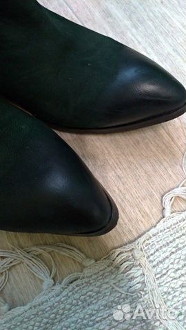 Ботинки натуральная кожа (нубук) Ботинки натуральная кожа (нубук)