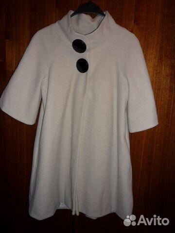 Полупальто весна рукава 3-4 молочно кремовое Полупальто весна рукава 3-4 молочно кремовое