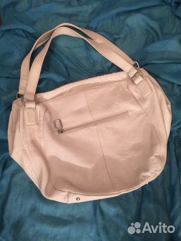 Сумка Galaday, белая, натуральная кожа