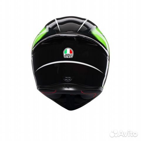 Шлем AGV K1 multi - qualify black/lime