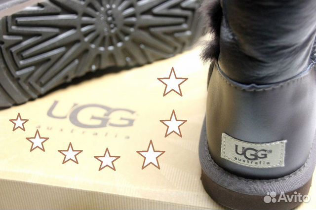 Угги Обливные Ugg натуральные пуговица шоко новые Угги Обливные Ugg натуральные пуговица шоко новые
