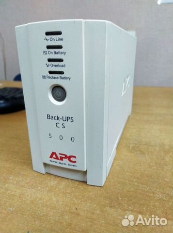 Ибп APC Back-UPS CS 500 (без аккумулятора)