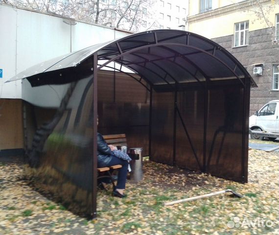 Курилка. Навес Курилка. Навес