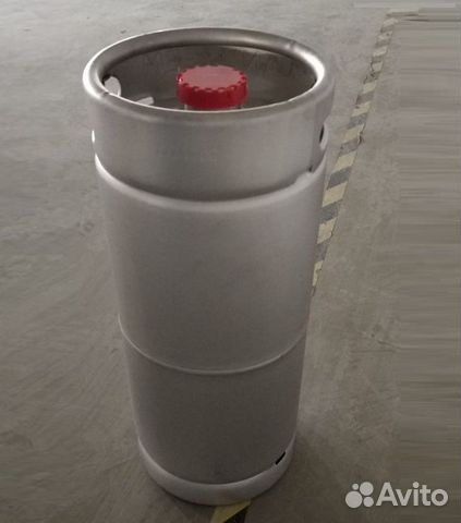 Новый кег (гильза) 20л, нержавейка, фитинг А Новый кег (гильза) 20л, нержавейка, фитинг А