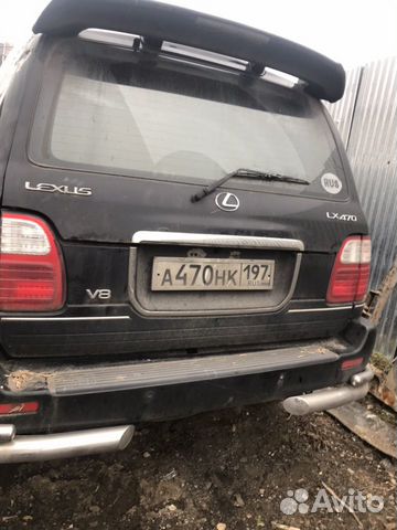 Крышка багажника на Лексус lx 470 Крышка багажника на Лексус lx 470