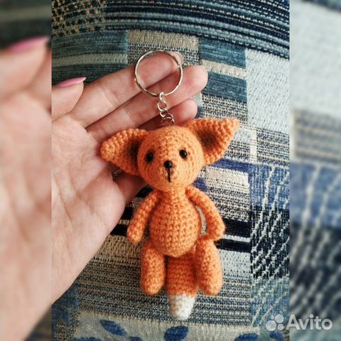 Вязаная игрушка Лисенок Вязаная игрушка Лисенок