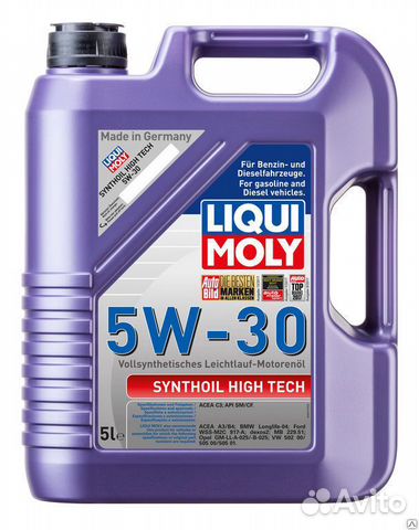 Масло Liqui Moly Synthoil High Tech 5W-30 (5 л)