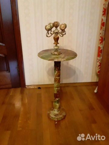 Оникс: журнальный столик, черепаха,подсвечник NJ