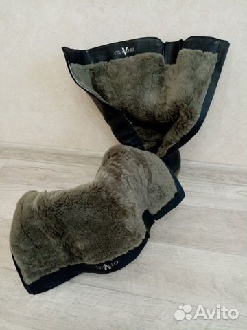 Сапоги зима натуральная кожа, 38-39 р