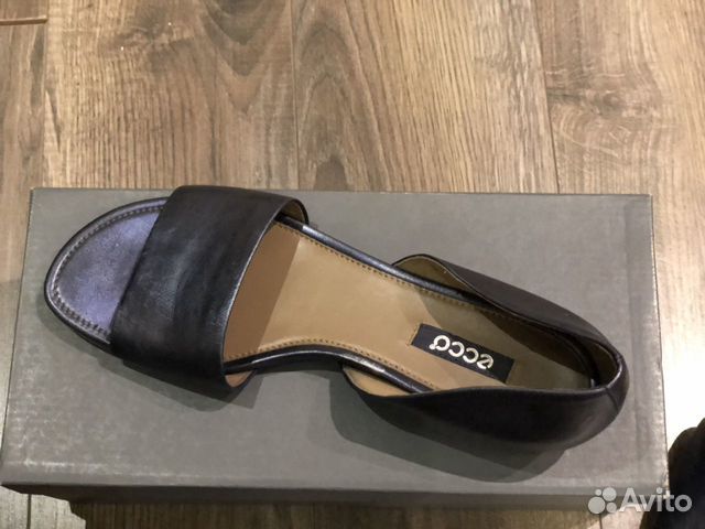 Туфли (босоножки) ecco синие. Новые. Р-р 39-40
