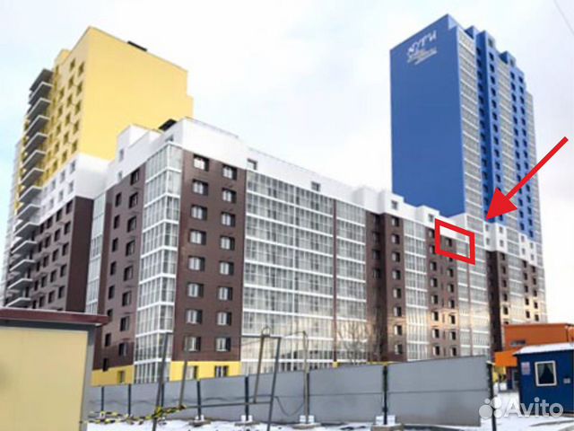 1-к квартира, 40.8 м², 9/9 эт. 1-к квартира, 40.8 м², 9/9 эт.