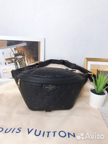 Поясная сумка Louis Vuitton Pumbag черная Поясная сумка Louis Vuitton Pumbag черная
