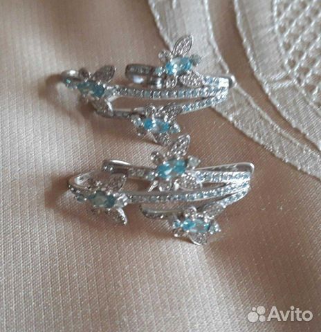 Серьги бриллиантовые Серьги бриллиантовые