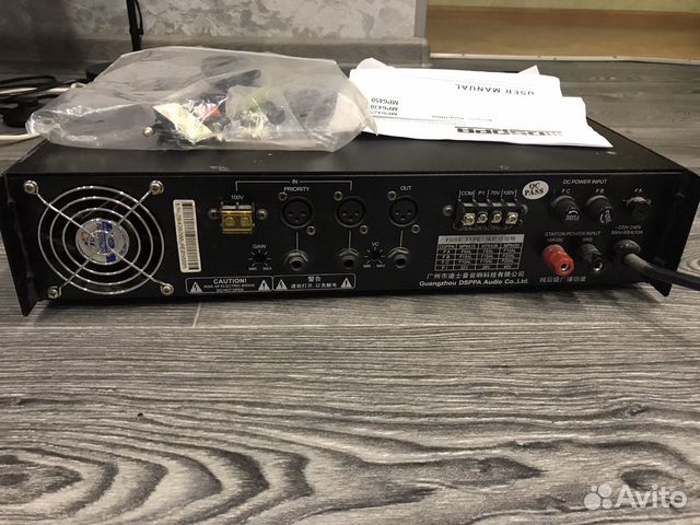 Dsppa MP-6438 Усилитель мощности 380Вт Dsppa MP-6438 Усилитель мощности 380Вт
