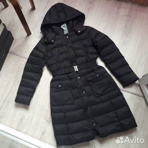 Новый пуховик длинный Benetton IT42 Новый пуховик длинный Benetton IT42