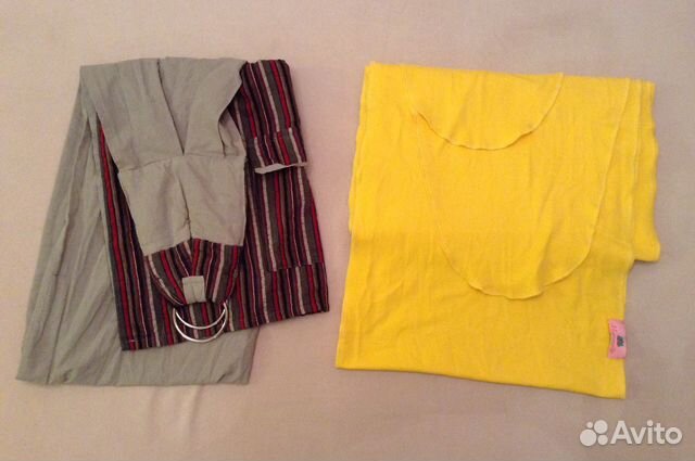 2 разных слинга - на кольцах и шарф 2 разных слинга - на кольцах и шарф