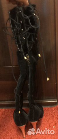 Сапоги ботфорты новые