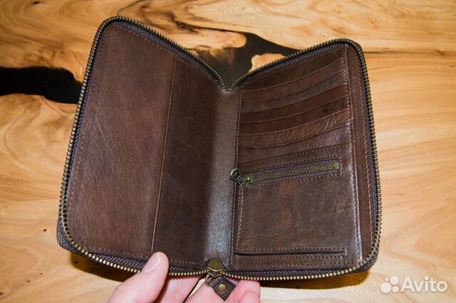 Gant, портмоне на молнии, новое (натуральная кожа) Gant, портмоне на молнии, новое (натуральная кожа)