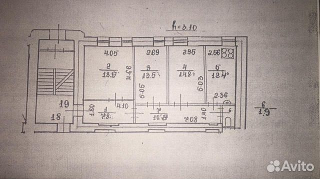 3-к квартира, 80.1 м², 1/5 эт.