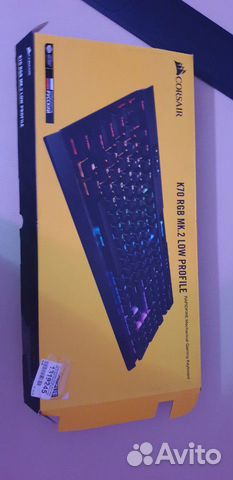 Игровая клавиатура Corsair k70 mk2. low profile