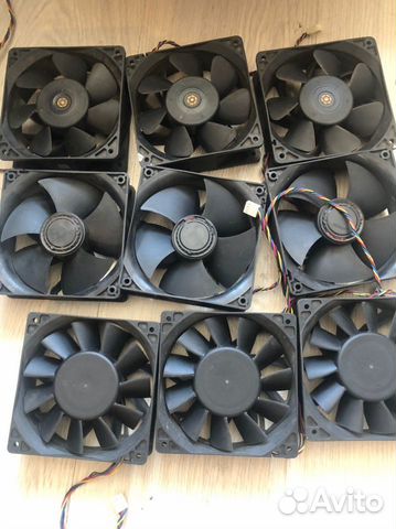 Вентилятор кулер для любого Antminer б/у как новые Вентилятор кулер для любого Antminer б/у как новые