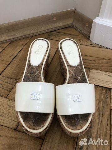 Шлёпанцы Chanel. Оригинал Шлёпанцы Chanel. Оригинал