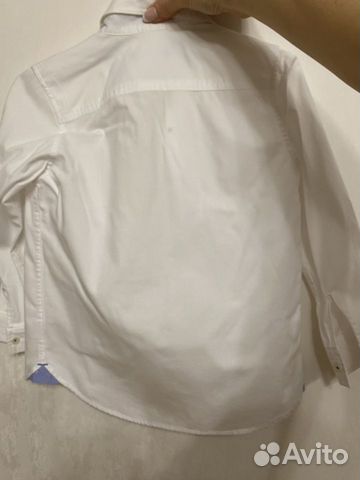 Белая рубашка детская размер 122-128 Белая рубашка детская размер 122-128