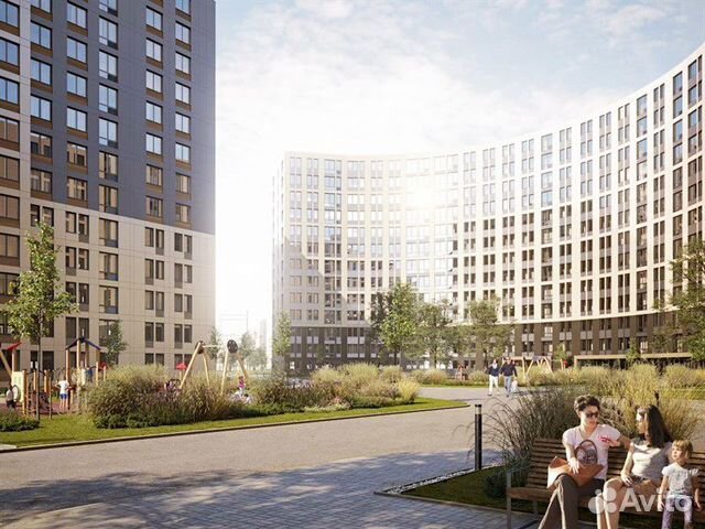 2-к квартира, 55.2 м², 2/13 эт.