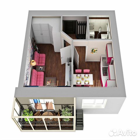 1-к квартира, 34 м², 7/10 эт. 1-к квартира, 34 м², 7/10 эт.