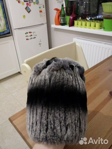 Шапка меховая из кролика зима