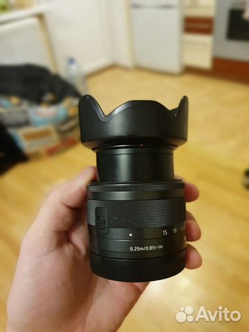 Объектив Canon EF-M 15-45 mm 1:3.5-6.3 IS STM Объектив Canon EF-M 15-45 mm 1:3.5-6.3 IS STM