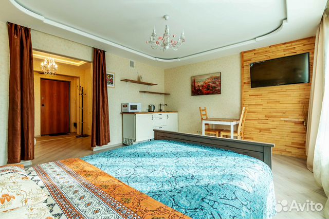 

Квартира-студия, 35 м², 2 кровати