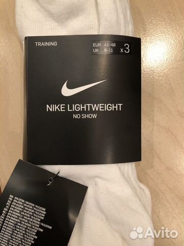 Носки Nike lightweight NO-show