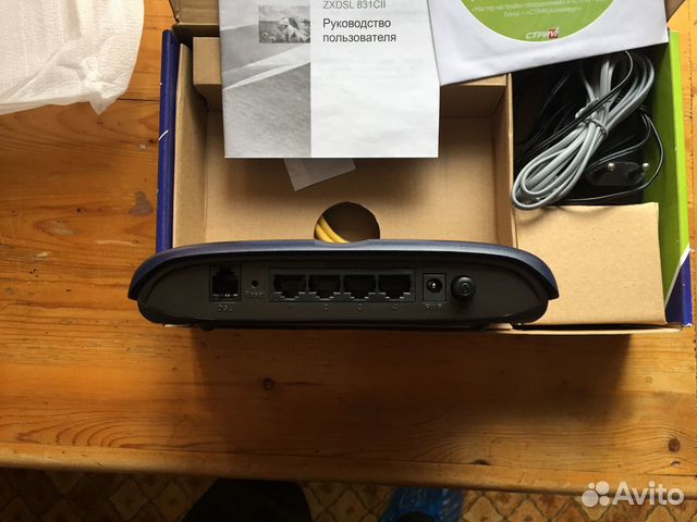 Модем ZTE zxdsl 831CII Модем ZTE zxdsl 831CII