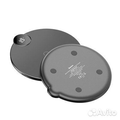 Беспроводное зарядное устройство Baseus Digtal LED