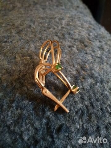 Серги золото