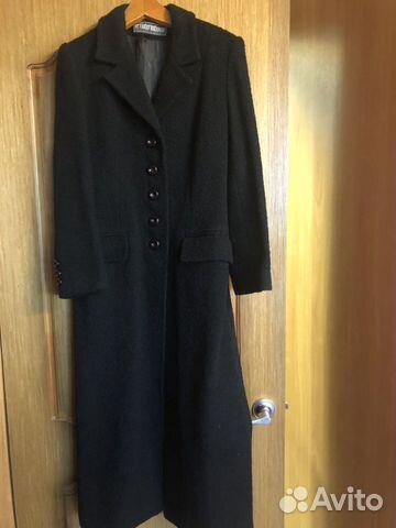 Пальто демисезонное чёрное