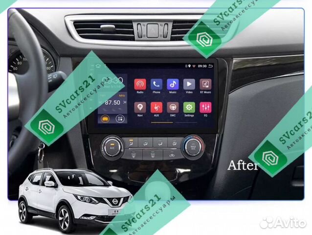Nissan Qashqai X-Trail j11 Android магнитола 2 din