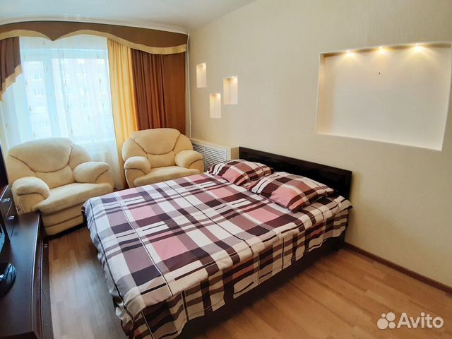 

1-к. квартира, 45 м², 2 кровати