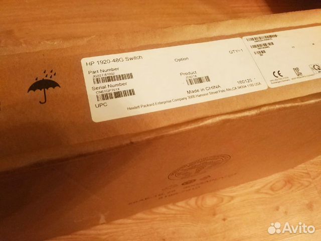 Коммутатор HP 1920-48G JG927A (новый) Коммутатор HP 1920-48G JG927A (новый)