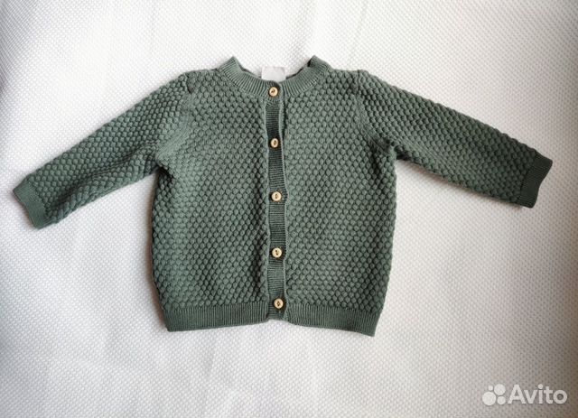 Вязаный кардиган h&m 56 см