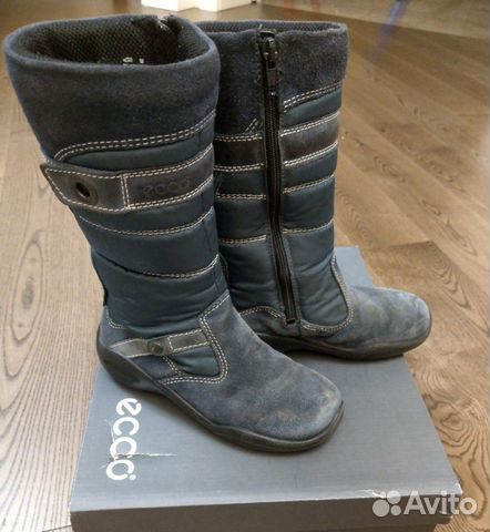 Сапоги ecco, европейская зима, р.29