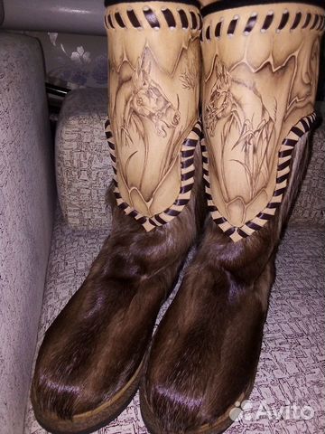 Унты из Якутии натуральные Унты из Якутии натуральные