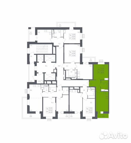 1-к квартира, 38.7 м², 24/25 эт. 1-к квартира, 38.7 м², 24/25 эт.